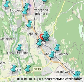 Mappa Via Crocifisso, 21049 Tradate VA, Italia (2.842)