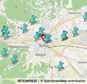 Mappa Piazza Alvise Conte, 36015 Schio VI, Italia (2.3195)