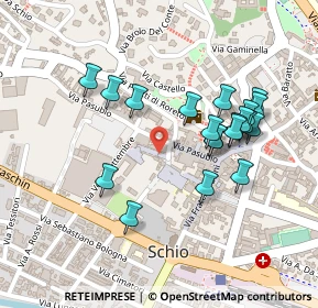 Mappa Piazza Alvise Conte, 36015 Schio VI, Italia (0.218)