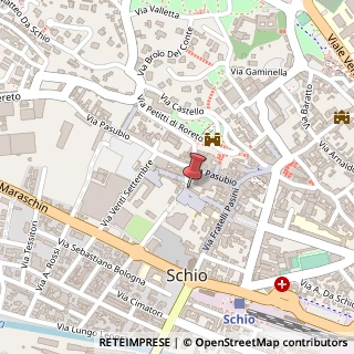 Mappa Via Cardinal Elia Dalla Costa, 1, 36015 Schio, Vicenza (Veneto)
