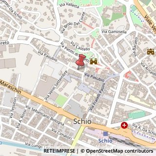 Mappa Via Fusinieri, 169, 36015 Schio, Vicenza (Veneto)