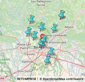 Mappa 24123 Bergamo BG, Italia (5.58)