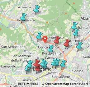 Mappa 24123 Bergamo BG, Italia (2.292)