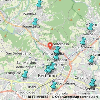 Mappa 24123 Bergamo BG, Italia (2.875)