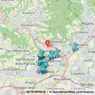Mappa 24123 Bergamo BG, Italia (1.75692)