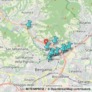 Mappa 24123 Bergamo BG, Italia (1.38727)