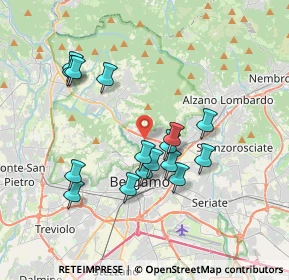 Mappa 24123 Bergamo BG, Italia (3.36813)