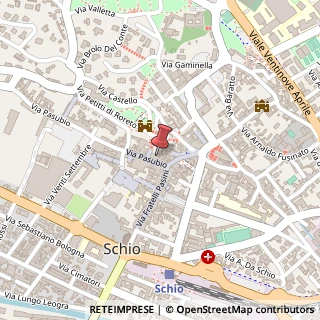 Mappa Via Pasubio, 20, 36015 Schio, Vicenza (Veneto)