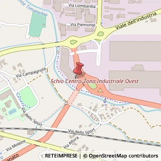 Mappa Viale dell'Industria, 108, 36015 Schio, Vicenza (Veneto)
