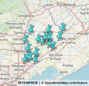 Mappa Via Dante, 31047 Ponte di Piave TV, Italia (10.41941)