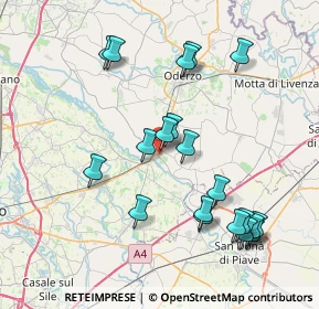 Mappa Via Dante, 31047 Ponte di Piave TV, Italia (8.134)
