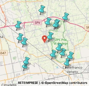 Mappa Via Po, 31037 Loria TV, Italia (4.06875)