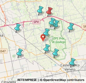 Mappa Via Po, 31037 Loria TV, Italia (4.00364)