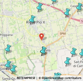 Mappa Via Castellana, 31039 Vallà TV, Italia (3.5355)