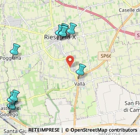 Mappa Via Castellana, 31039 Vallà TV, Italia (2.57091)