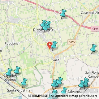 Mappa Via Castellana, 31039 Vallà TV, Italia (3.488)