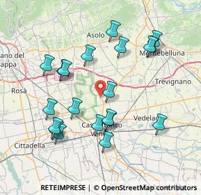 Mappa Via Castellana, 31039 Vallà TV, Italia (7.6545)