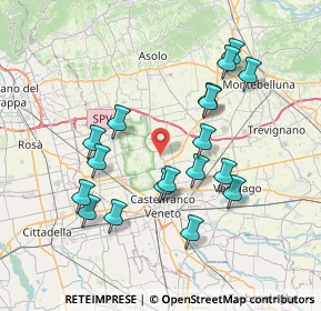 Mappa Via Castellana, 31039 Vallà TV, Italia (7.22167)