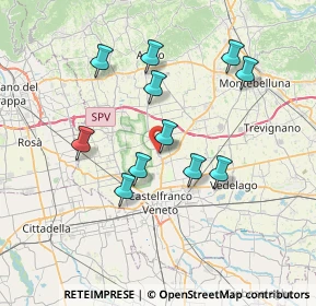 Mappa Via Castellana, 31039 Vallà TV, Italia (6.55455)