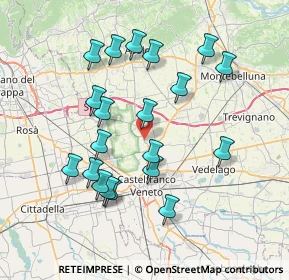 Mappa Via Castellana, 31039 Vallà TV, Italia (7.306)