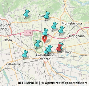 Mappa Via Castellana, 31039 Vallà TV, Italia (5.83909)
