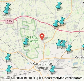 Mappa Via Castellana, 31039 Vallà TV, Italia (6.5275)