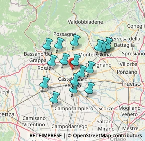 Mappa Via Castellana, 31039 Vallà TV, Italia (10.68471)