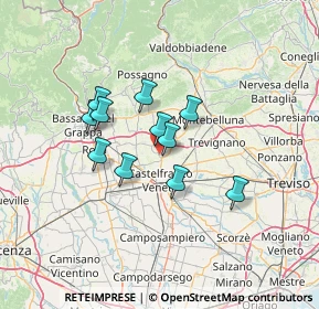 Mappa Via Castellana, 31039 Vallà TV, Italia (10.01)