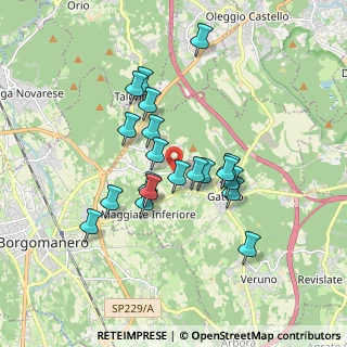 Mappa Via Gaggia, 28013 Gattico NO, Italia (1.4955)