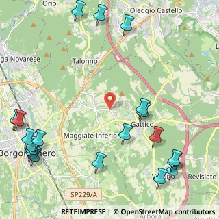 Mappa Via Gaggia, 28013 Gattico NO, Italia (3.1155)
