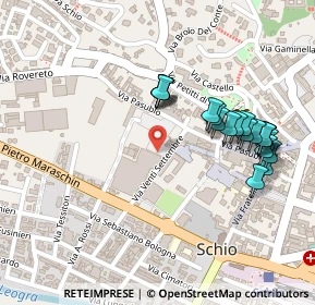 Mappa Via XX Settembre, 36015 Schio VI, Italia (0.238)
