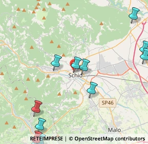 Mappa Via XX Settembre, 36015 Schio VI, Italia (6.07923)