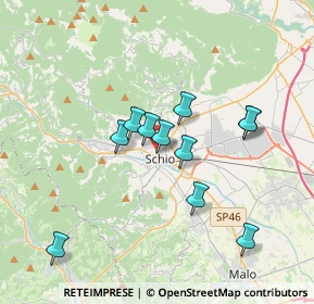 Mappa Via XX Settembre, 36015 Schio VI, Italia (3.08909)