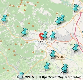 Mappa Via XX Settembre, 36015 Schio VI, Italia (6.249)