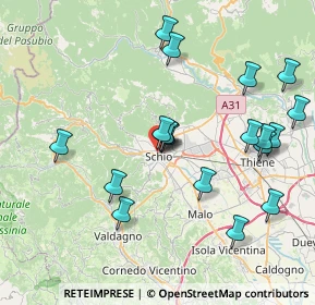 Mappa Via XX Settembre, 36015 Schio VI, Italia (8.03474)