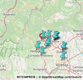 Mappa Via XX Settembre, 36015 Schio VI, Italia (10.26385)
