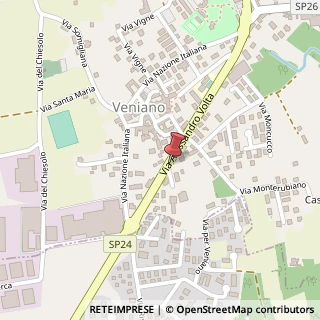 Mappa Via Alessandro Volta,  35, 22070 Veniano, Como (Lombardia)