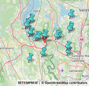 Mappa Via Gramsci, 28053 Castelletto sopra Ticino NO, Italia (6.50158)