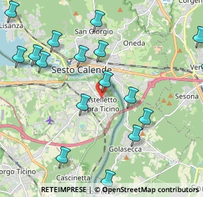 Mappa Via Gramsci, 28053 Castelletto sopra Ticino NO, Italia (2.63056)