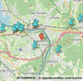 Mappa Via Gramsci, 28053 Castelletto sopra Ticino NO, Italia (2.37818)