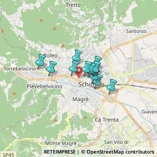 Mappa Vicolo Tessitori, 36015 Schio VI, Italia (1.03091)