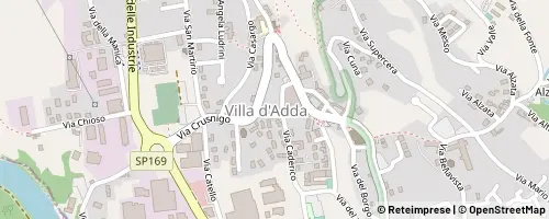 Mappa Villa d'Adda