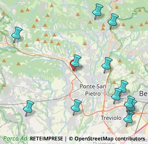 Mappa Via Str. Regia, 24030 Mapello BG, Italia (5.50833)