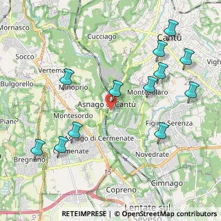 Mappa VIA NEGRINI, 22063 Cantù CO, Italia (2.38083)
