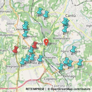 Mappa VIA NEGRINI, 22063 Cantù CO, Italia (2.453)