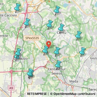 Mappa VIA NEGRINI, 22063 Cantù CO, Italia (4.97571)