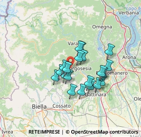 Mappa Via Roma, 13010 Postua VC, Italia (10.299)