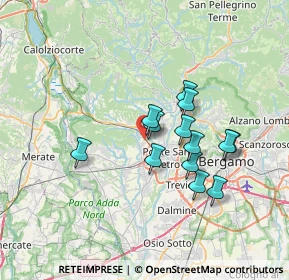 Mappa Via Francesco Petrarca, 24030 Mapello BG, Italia (5.65462)