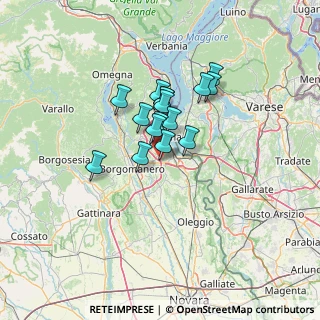 Mappa A26 Genova - Gravellona, 28013 Gattico NO, Italia (8.95938)