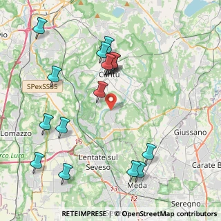 Mappa Via S. Materno, 22060 Figino Serenza CO, Italia (4.53176)